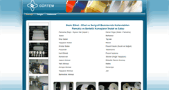 Desktop Screenshot of gurtemtekstil.com